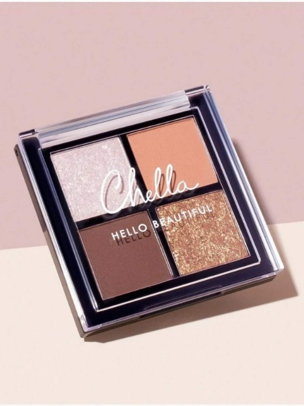 Chella La Vie HELLO BEAUTIFUL Neutral Eyeshadow Palette Quad